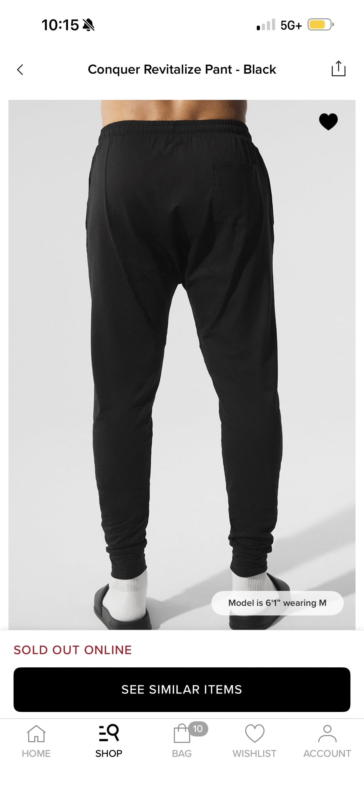 Alo Yoga Conquer Revitalize Black Joggers