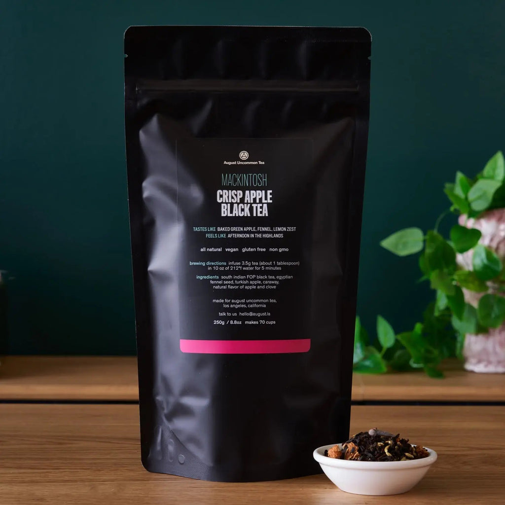 Crisp Apple Black Tea with fennel and Clove with herbs curated from around the world