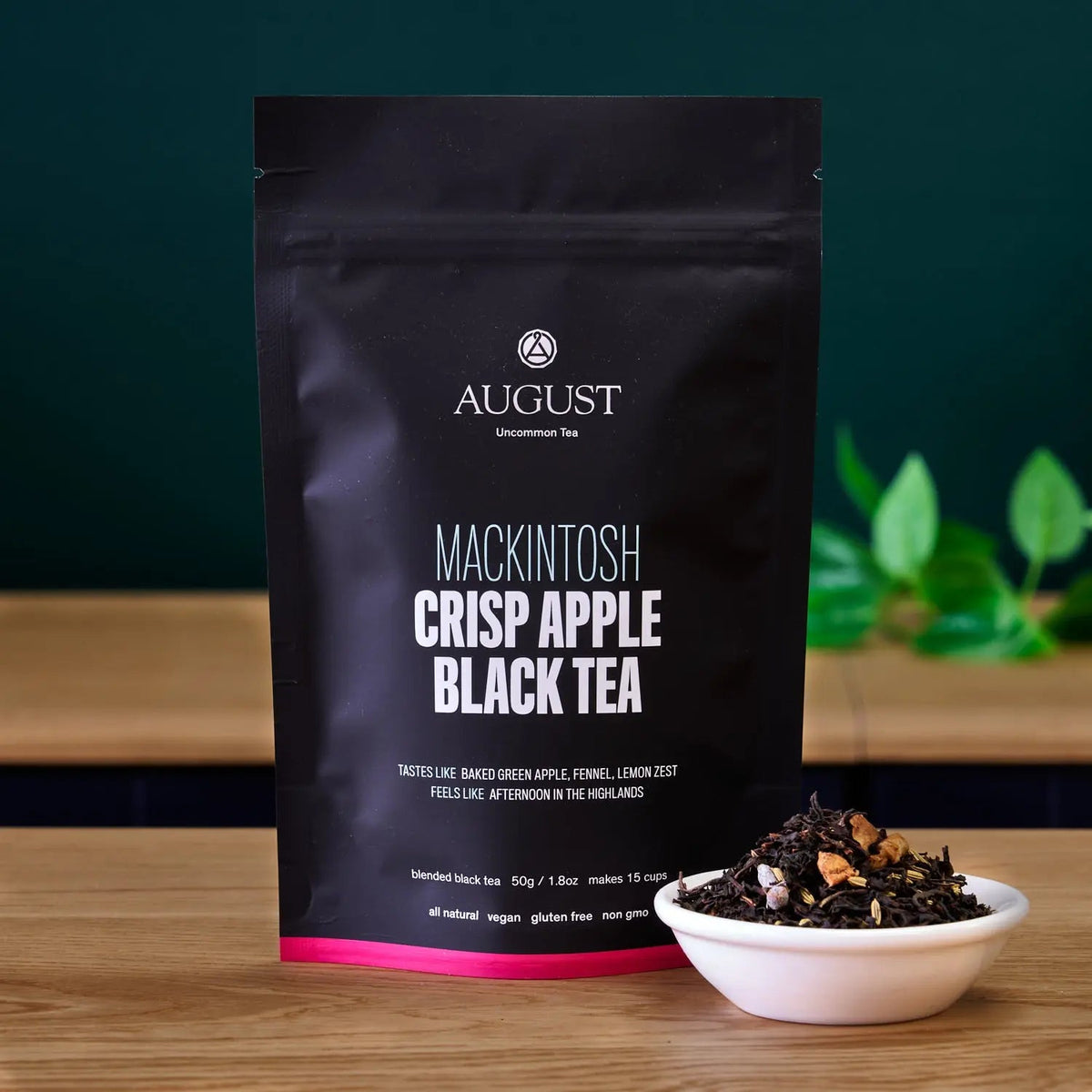 Crisp Apple Black Tea with fennel and Clove with herbs curated from around the world