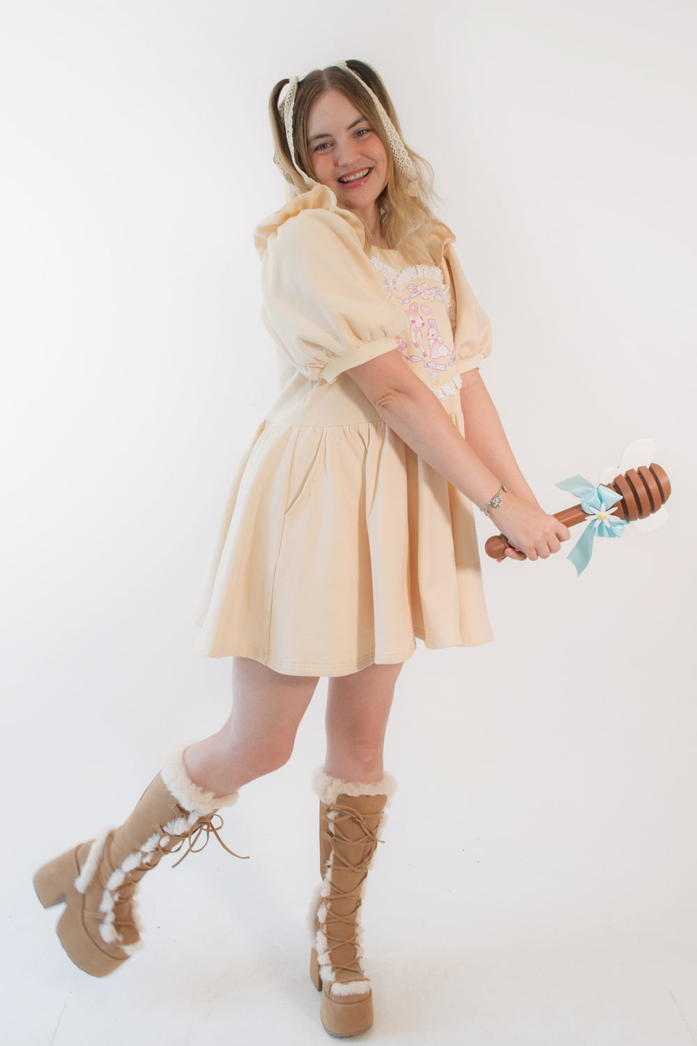 Woodland Fairies Sweatshirt Dress only 3 sizes left in stock get it while it lasts