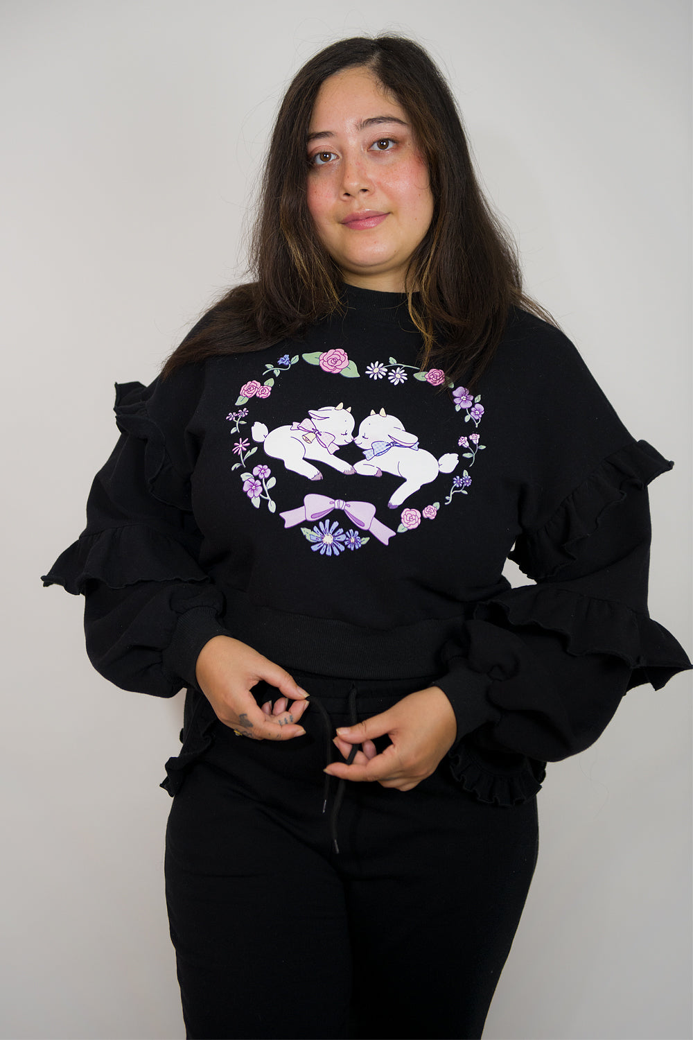 Enchanting Goats sweetheart Sweatshirt