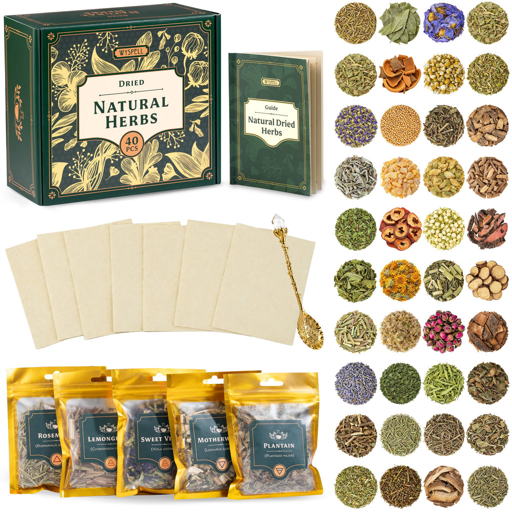 40 PCS Dried Herbs set