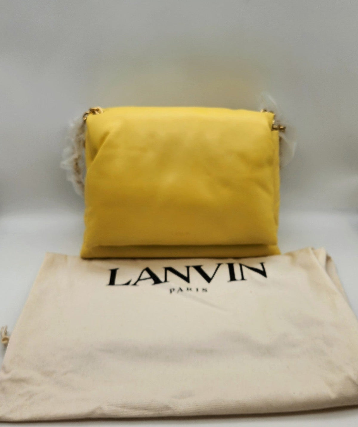 Lanvin Paris Sugar Medium Crossbody Bag, Butter