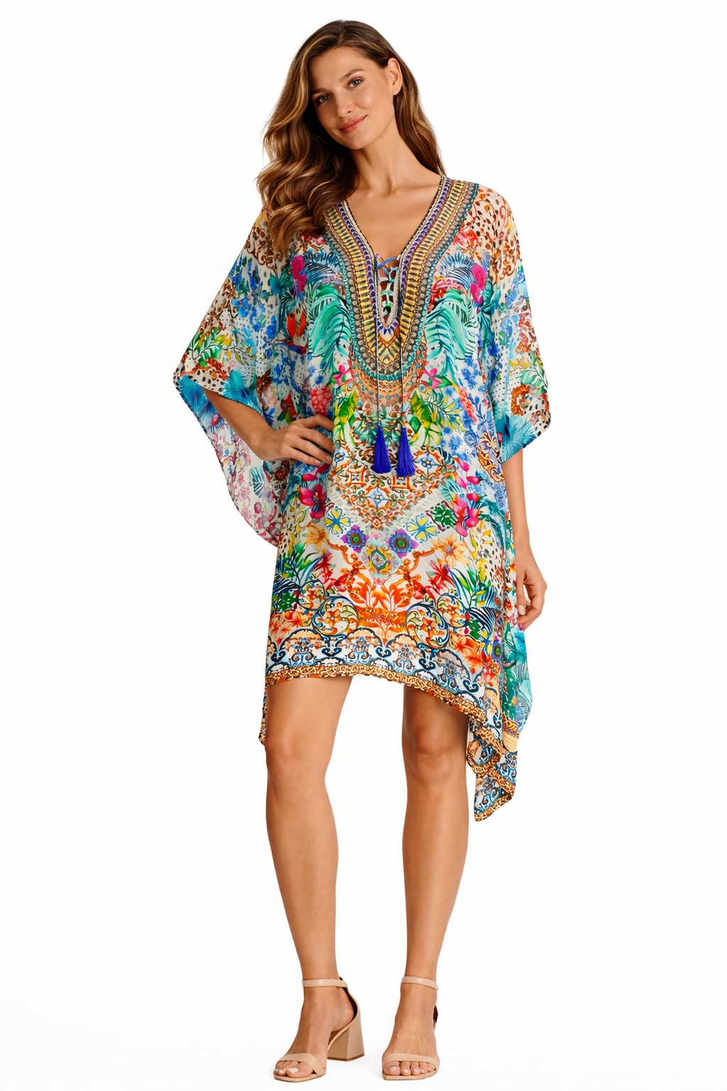 Luxury Resort Kaftan Dress | Wholesale Pack of 4