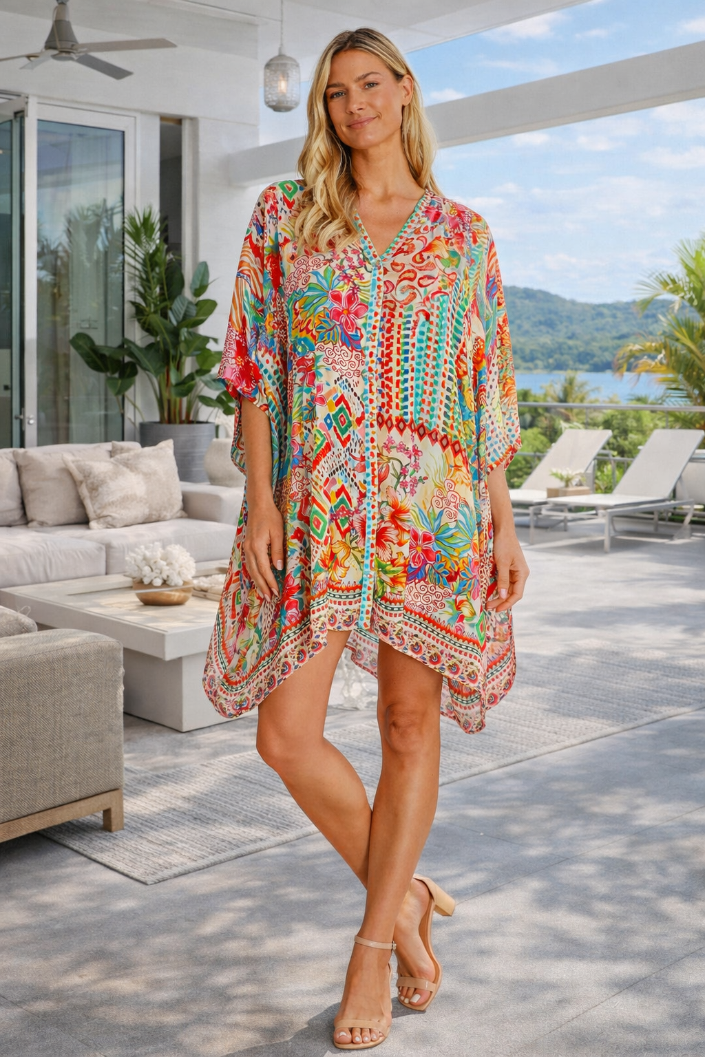 Front Button Caftan: A Stylish and Comfortable Choice