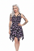Bones & Roses Pastel Flutter Pin up girl Rocker girl Rockabilly Greaser 1960s Dress