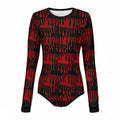 Dripping Blood Long Sleeve CuddleSuit bodysuit