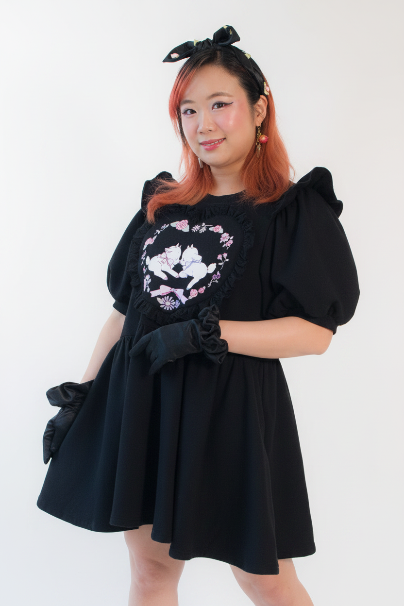 Enchanting Goats sweethearts Sweatshirt Dress