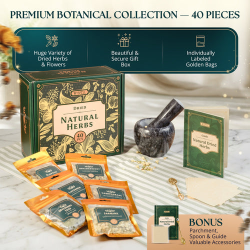 40 PCS Dried Herbs set
