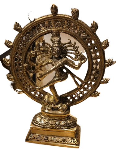 Dancing Shiva Nataraja Brass Statue