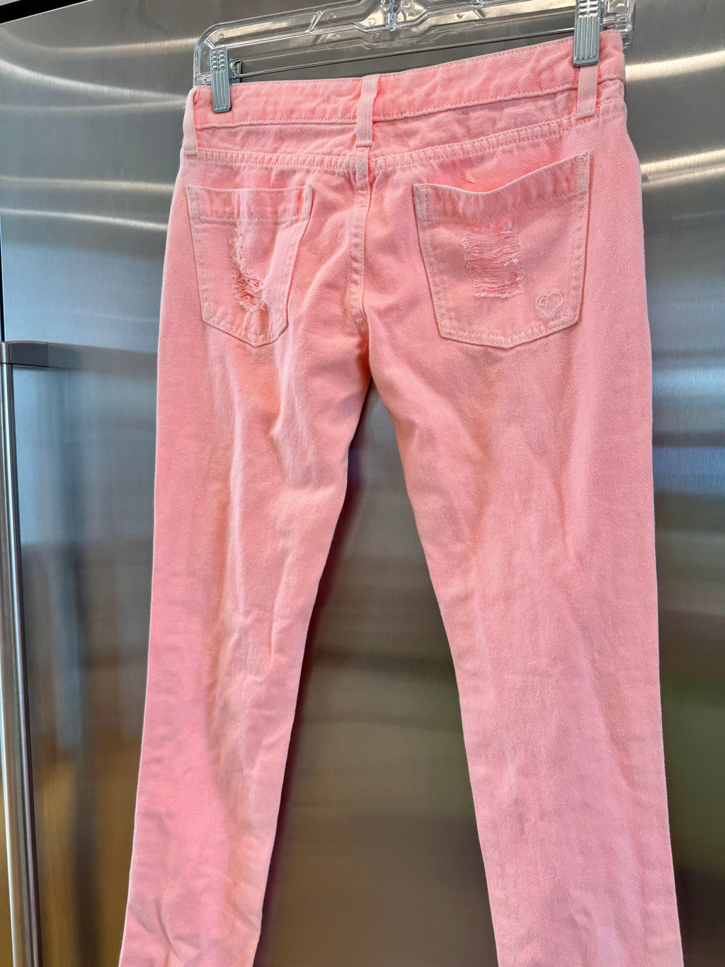Carmar LF Orange Jeans Distressed Denim Pants