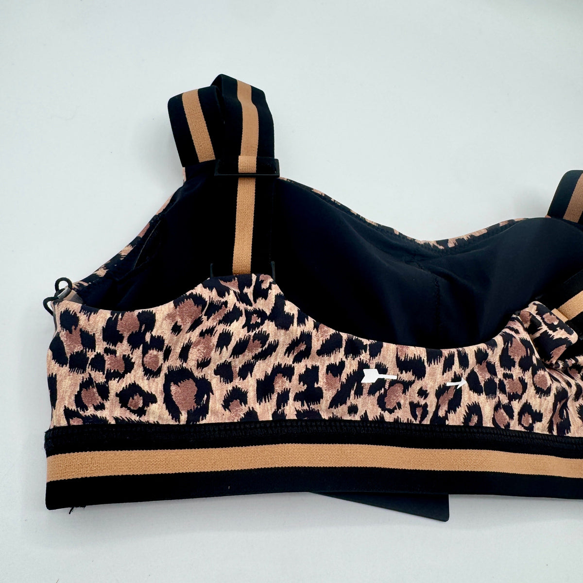 The Upside Ryker Nina Bra in Cheetah Leopard Brown Black