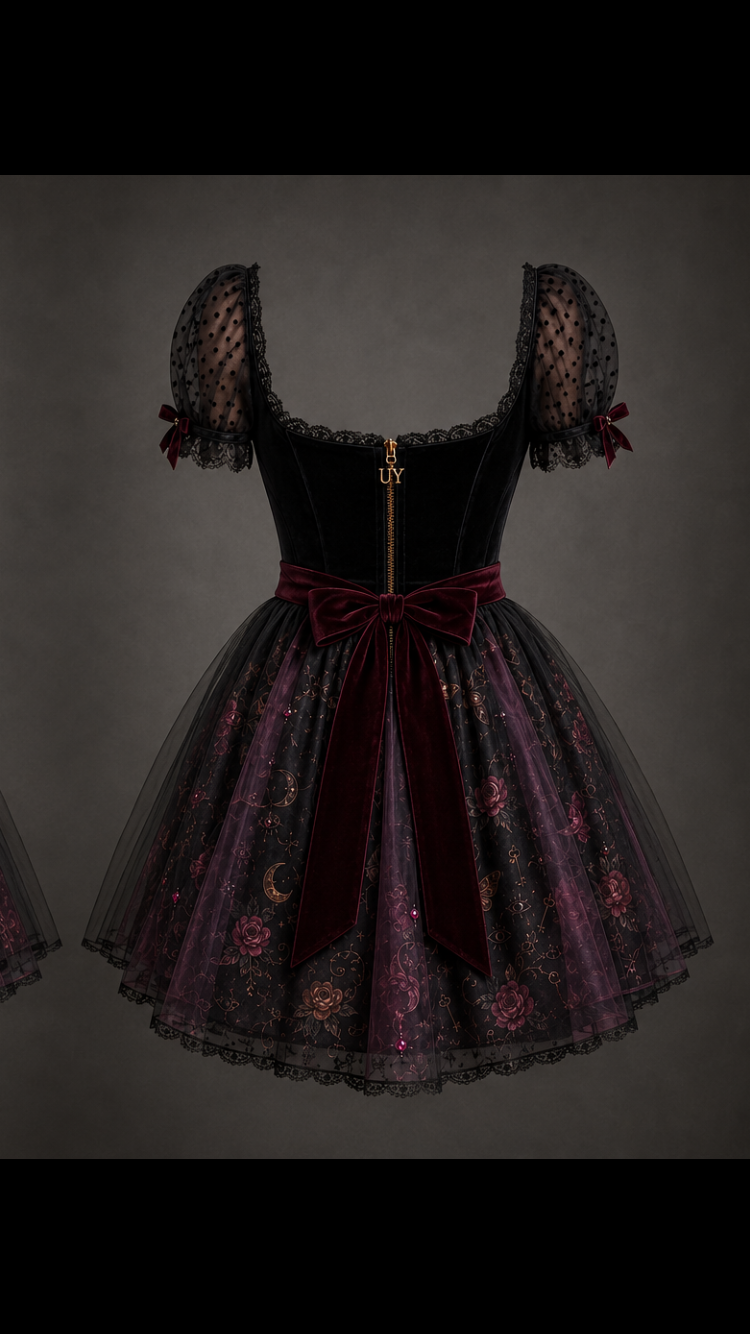 Hecate Goddess In You Crossroads Cross Over Dress with Convertible Skirt or just keep as a mini Cocktail Dress