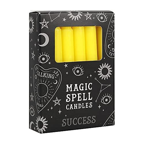 Unscented 4 inches Tall Magic Spell Chime - Yellow-Success