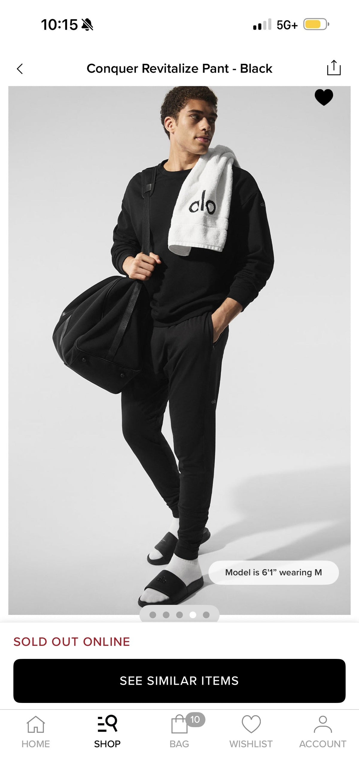 Alo Yoga Conquer Revitalize Black Joggers