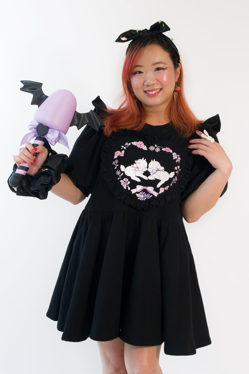 Enchanting Goats sweethearts Sweatshirt Dress
