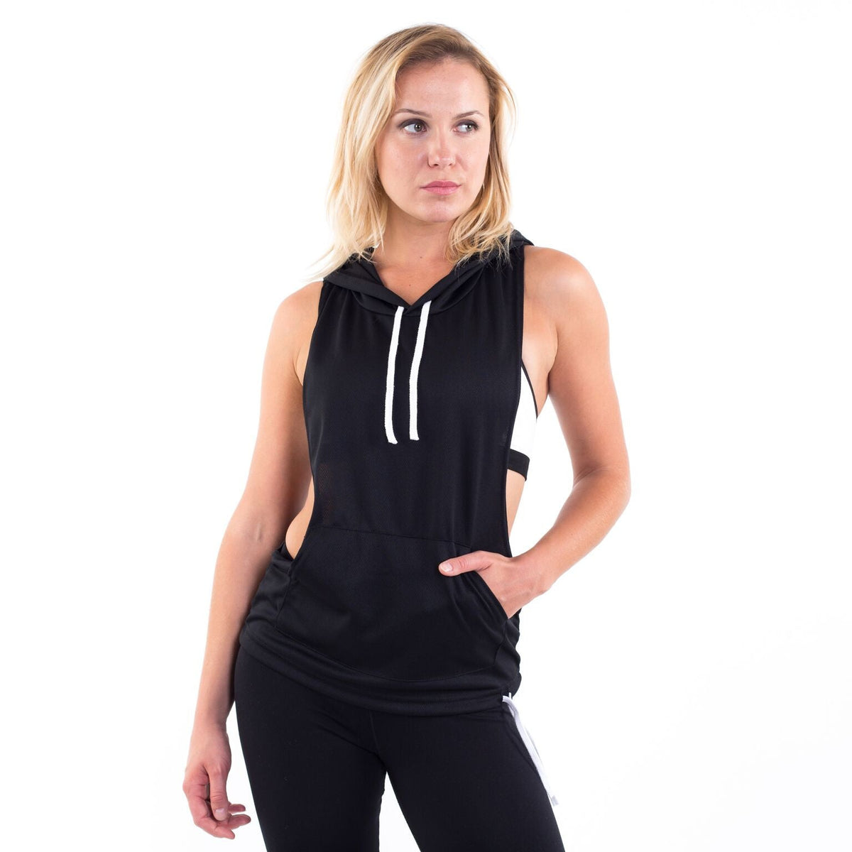 6014 - CLOSEOUT Women's Racerback Hoodie