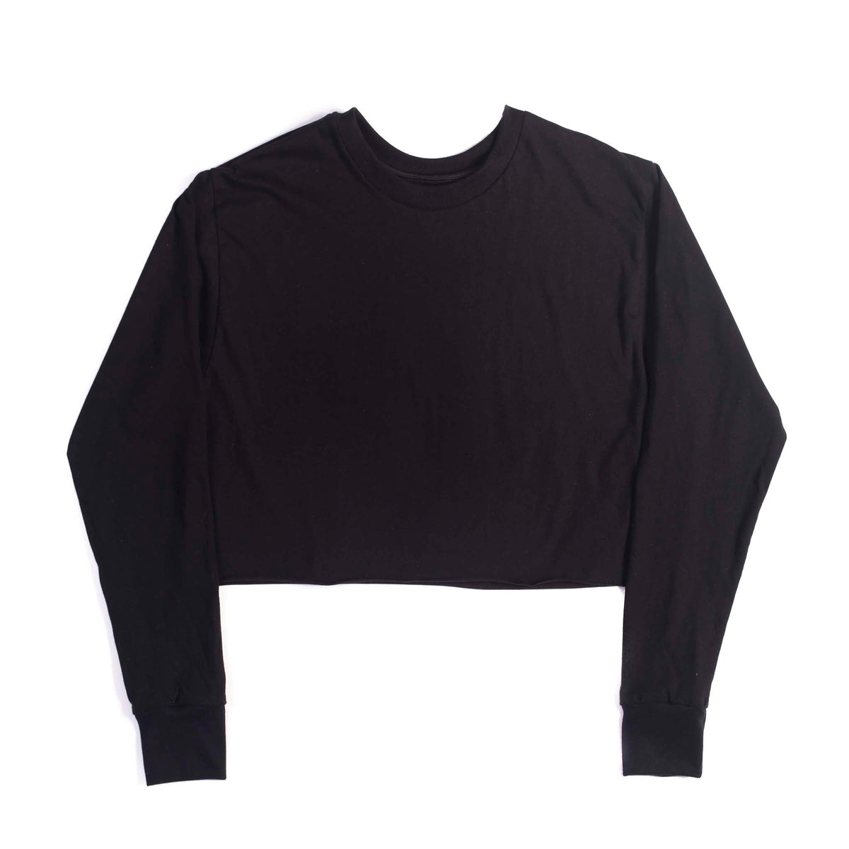 6045 - CLOSEOUT Women's Cropped Long Sleeve Tee