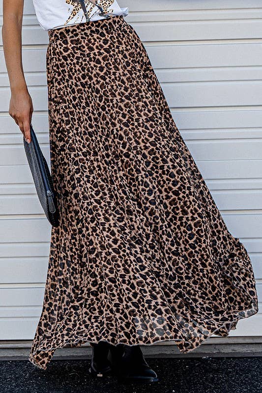 Fierce Flow Leopard Skirt