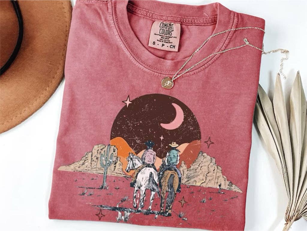 Vintage Western Boho Graphic Tee