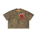 Unisex Leopard Print Boxy T-Shirt