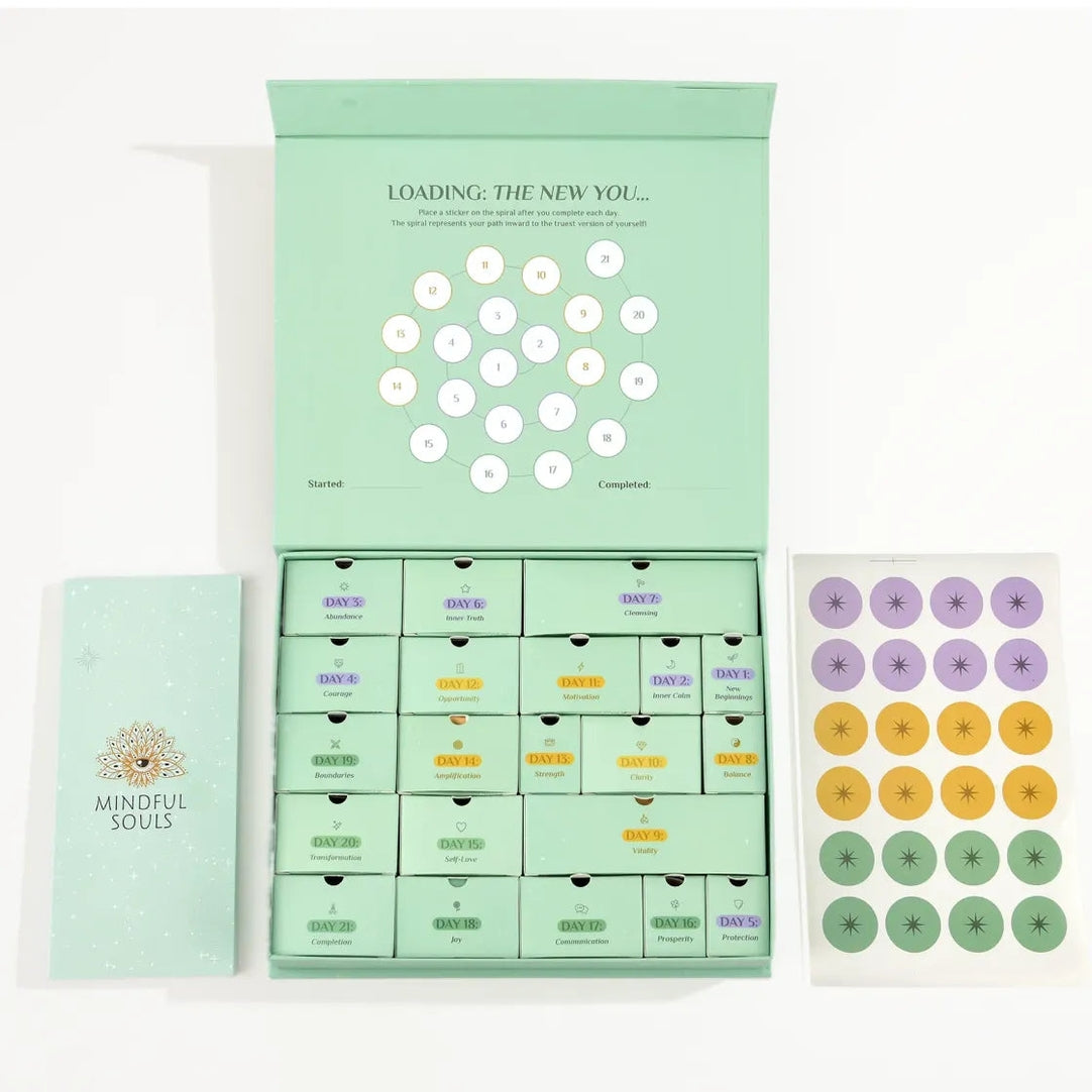 21 days of Transformation Mindful Soul brings you this amazing little trinket pack that has a huge punch to your life take the challenge!