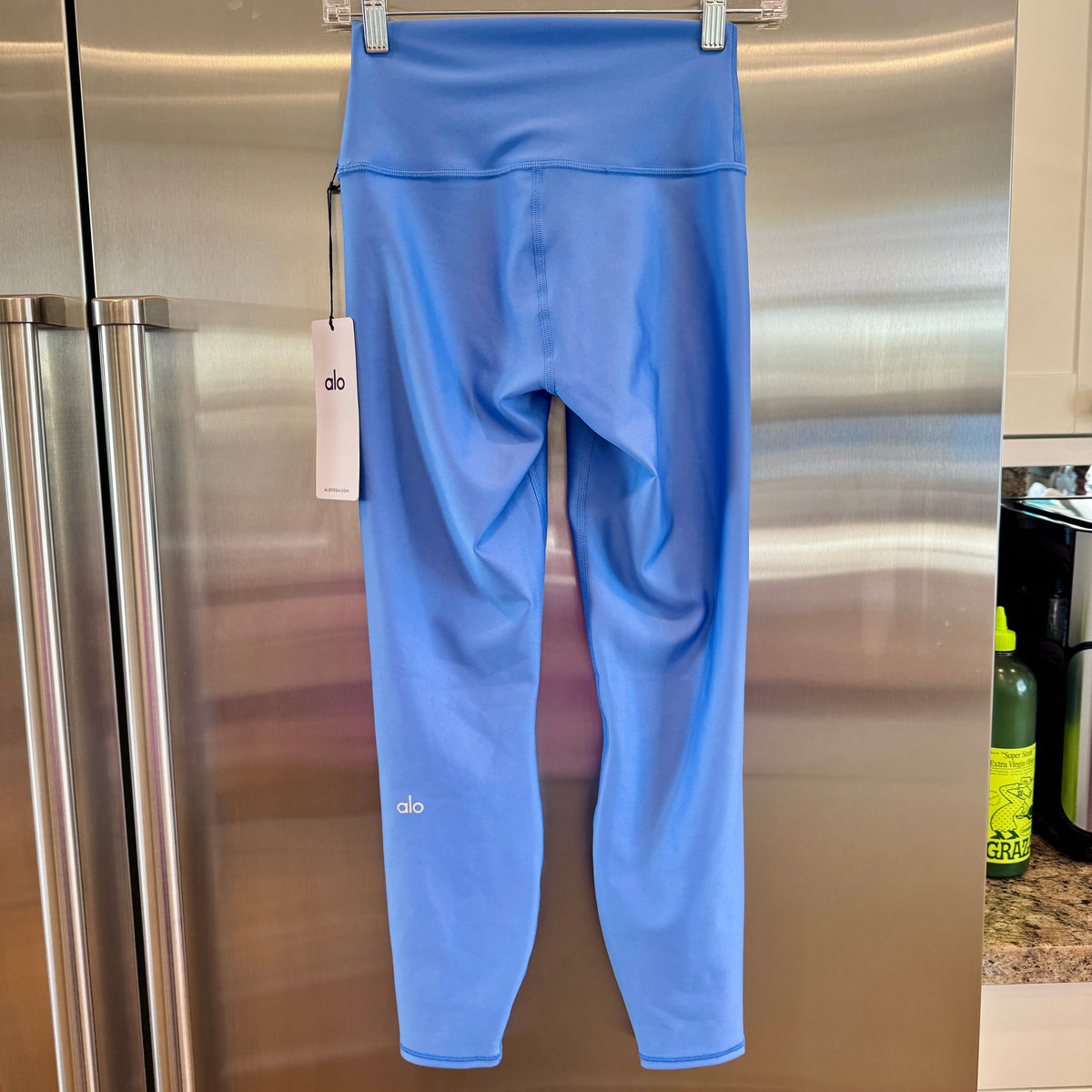 Alo 7/8 Airlift High Waist Legging - Crystal Clear Blue