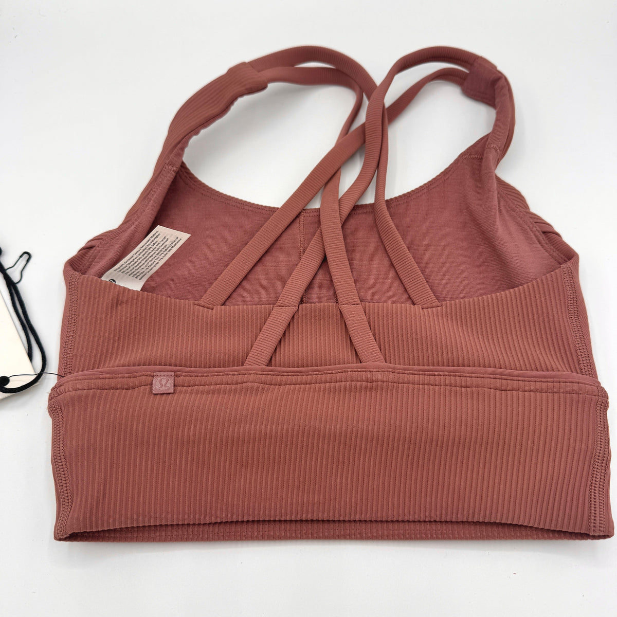 Lululemon Energy Bra in Ribbed Spiced Chai , Longline Soul Cycle Collab