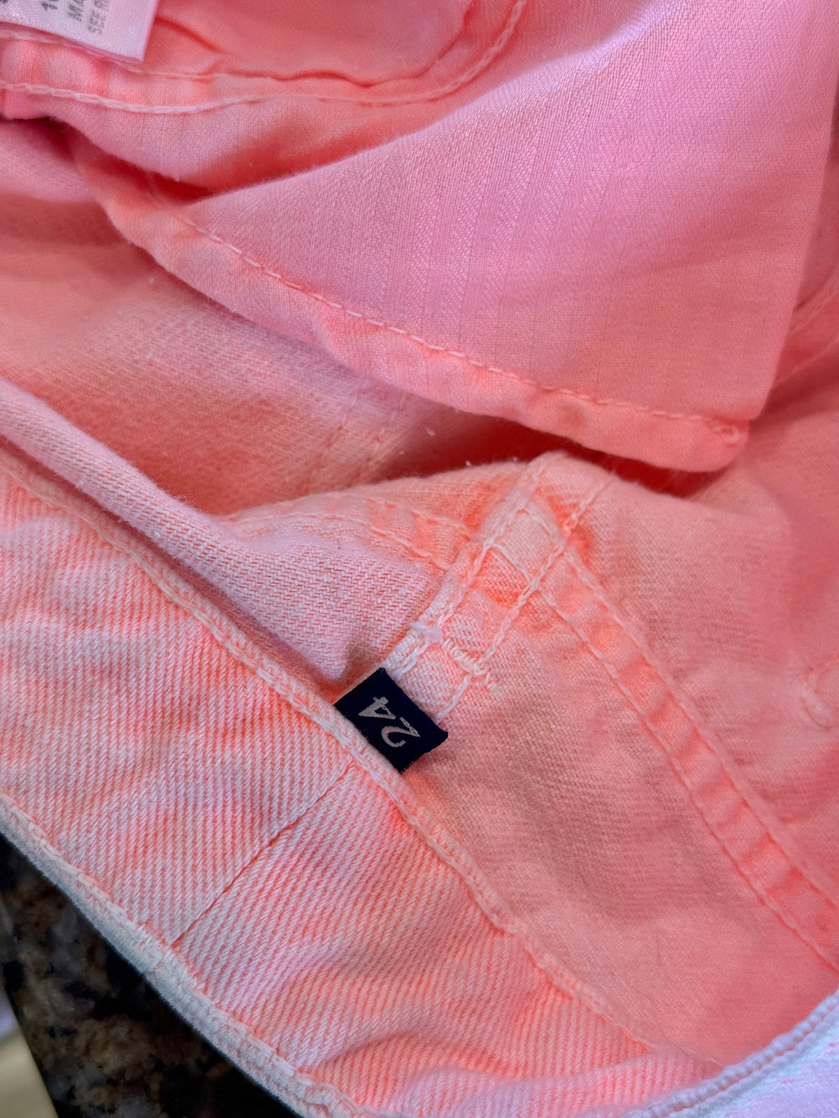 Carmar LF Orange Jeans Distressed Denim Pants