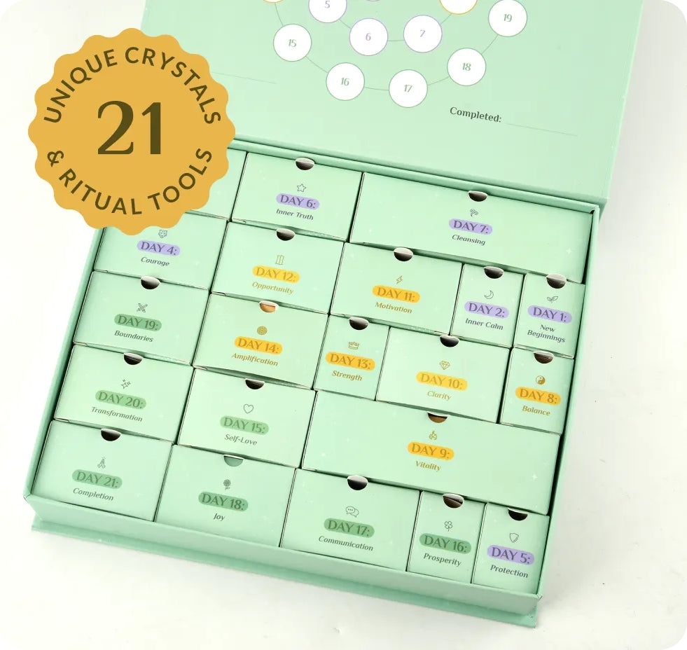 21 days of Transformation Mindful Soul brings you this amazing little trinket pack that has a huge punch to your life take the challenge!