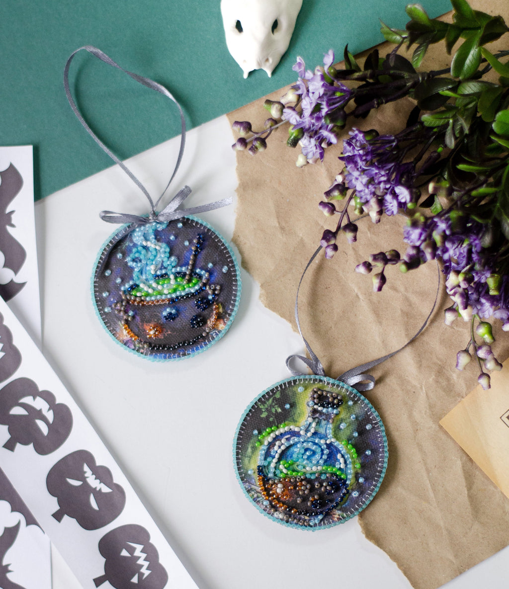 Spell Potion Mini Bead Embroidery Decoration Kit by Abris Art ABT-043