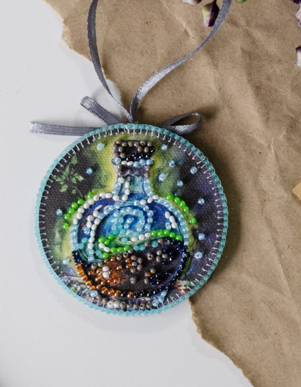 Spell Potion Mini Bead Embroidery Decoration Kit by Abris Art ABT-043