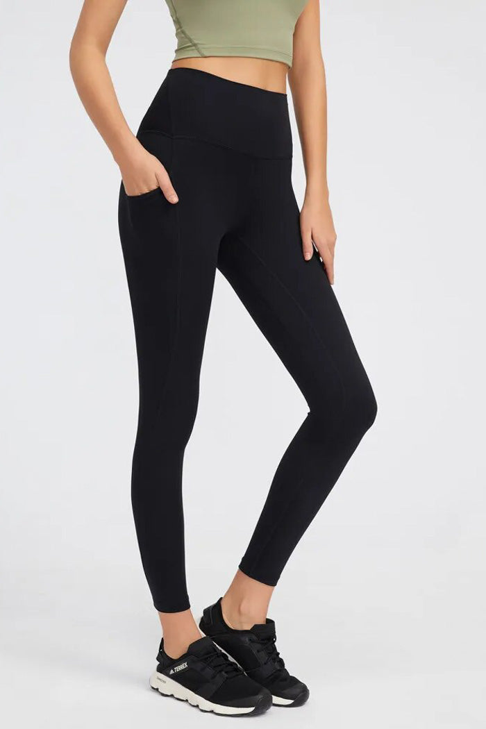 High Waisted Leggings with Pockets multiple colors