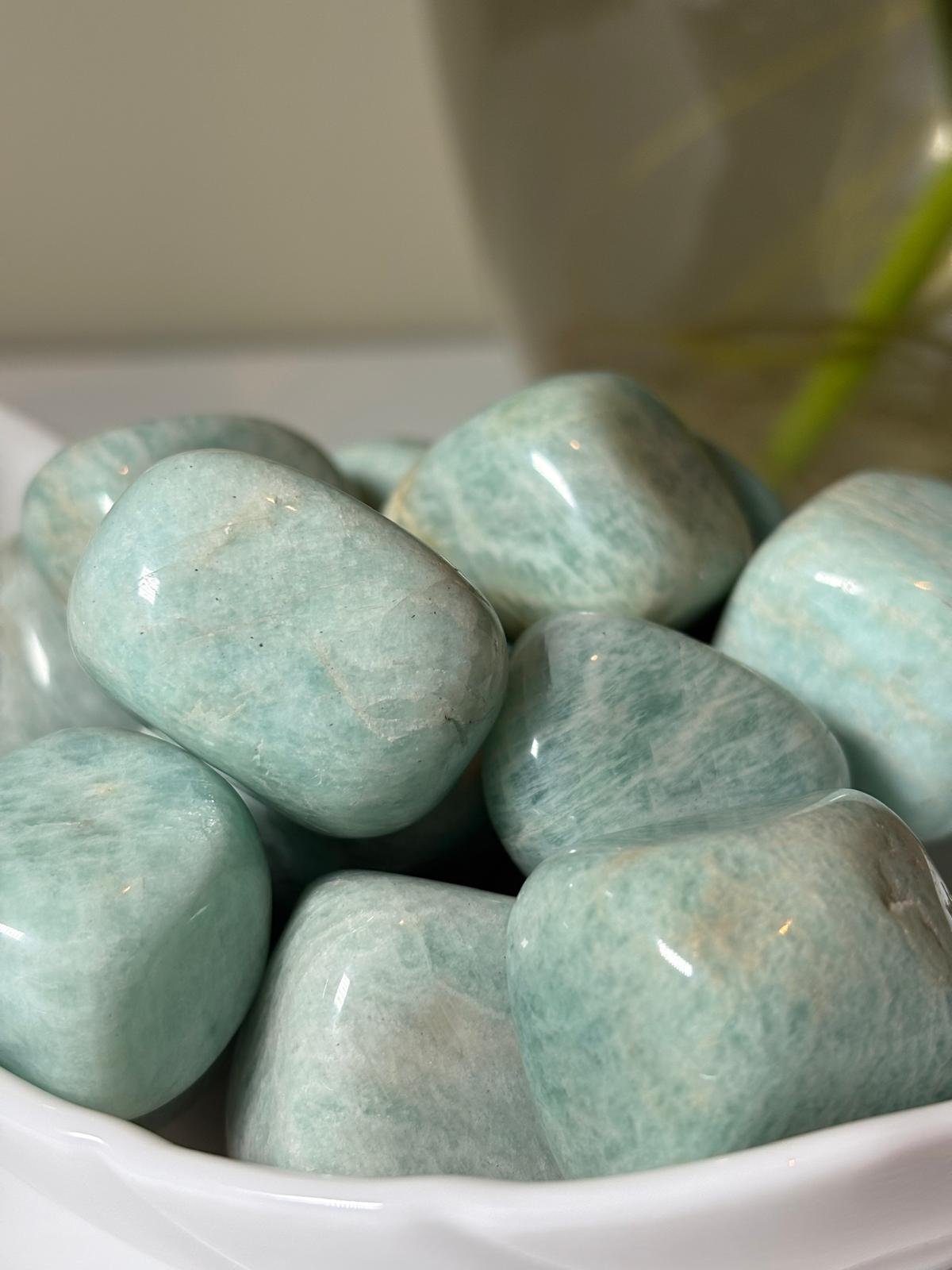 Amazonite Tumbled Stones (1 kg pack)