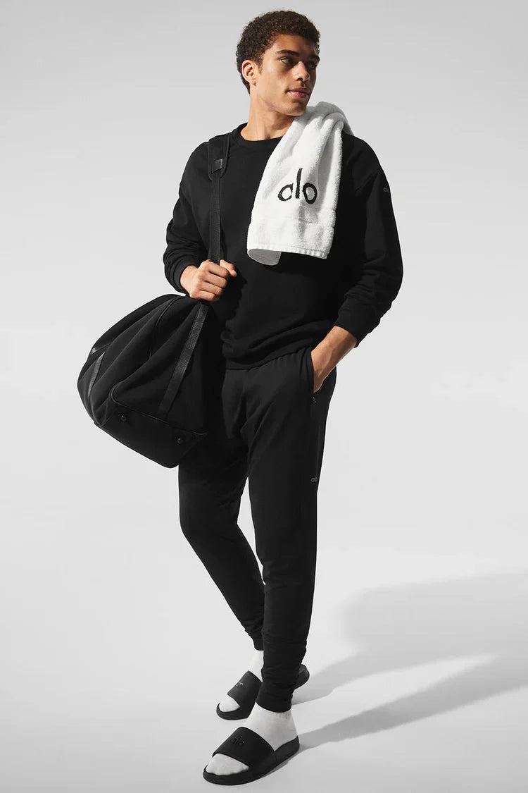 Alo Yoga Conquer Revitalize Black Joggers