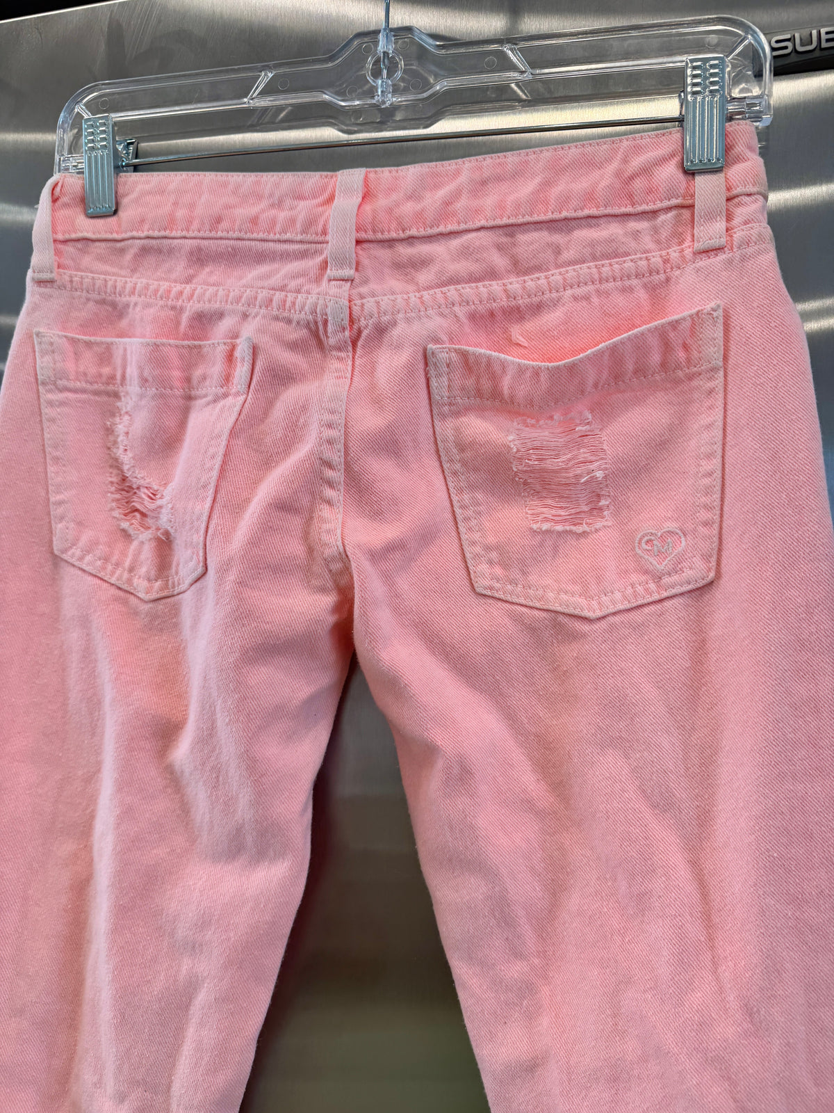 Carmar LF Orange Jeans Distressed Denim Pants