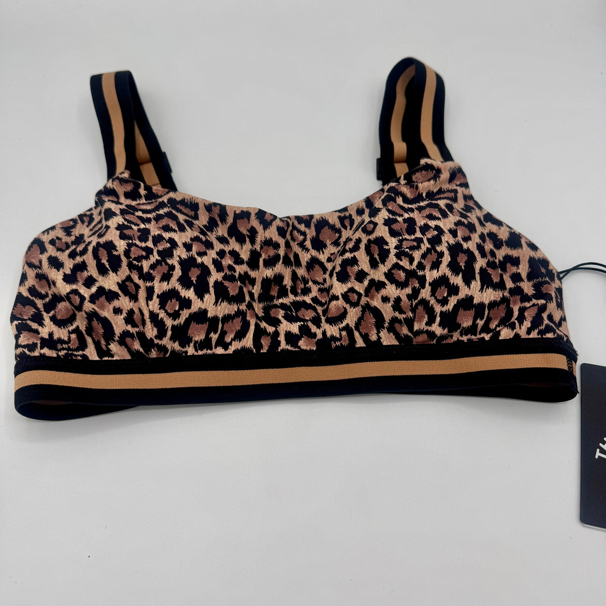 The Upside Ryker Nina Bra in Cheetah Leopard Brown Black
