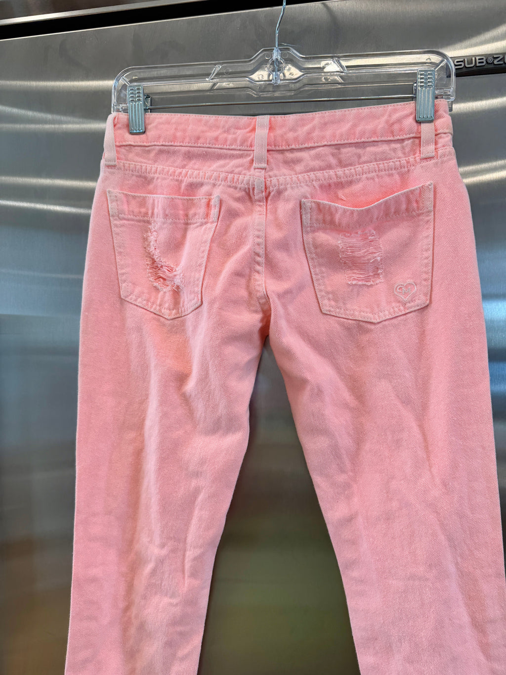 Carmar LF Orange Jeans Distressed Denim Pants