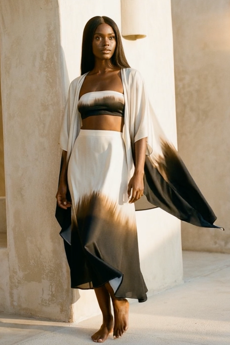 Electra Kimono in Dark Matter