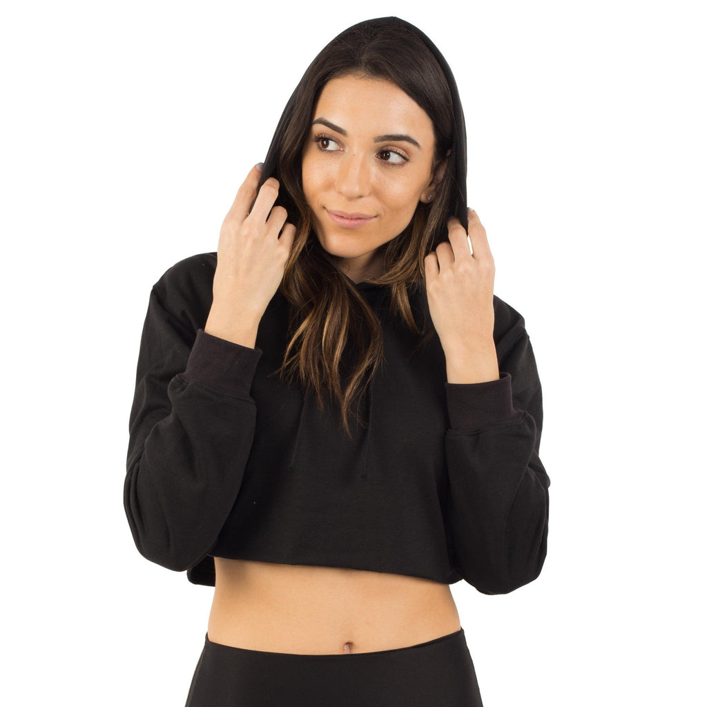 6036 - CLOSEOUT Women's Cropped Fleece Hoodie
