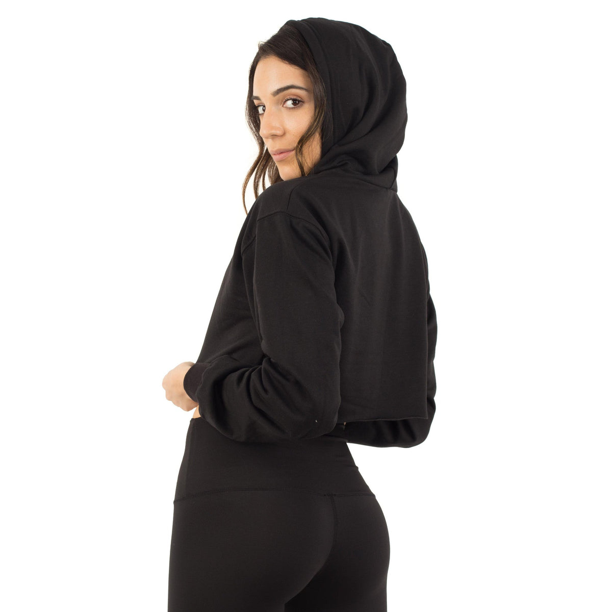 6036 - CLOSEOUT Women's Cropped Fleece Hoodie