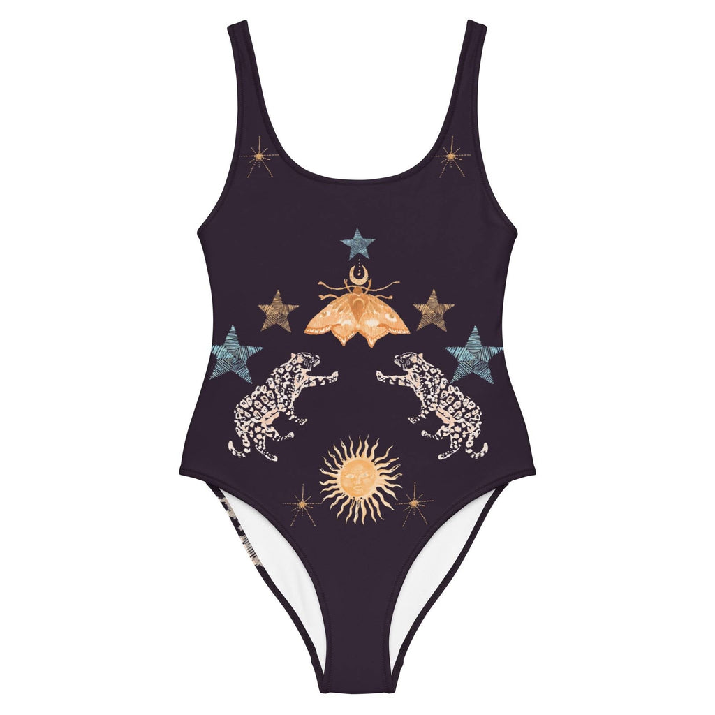 Petra One Piece Swimsuit in Black Jaguar