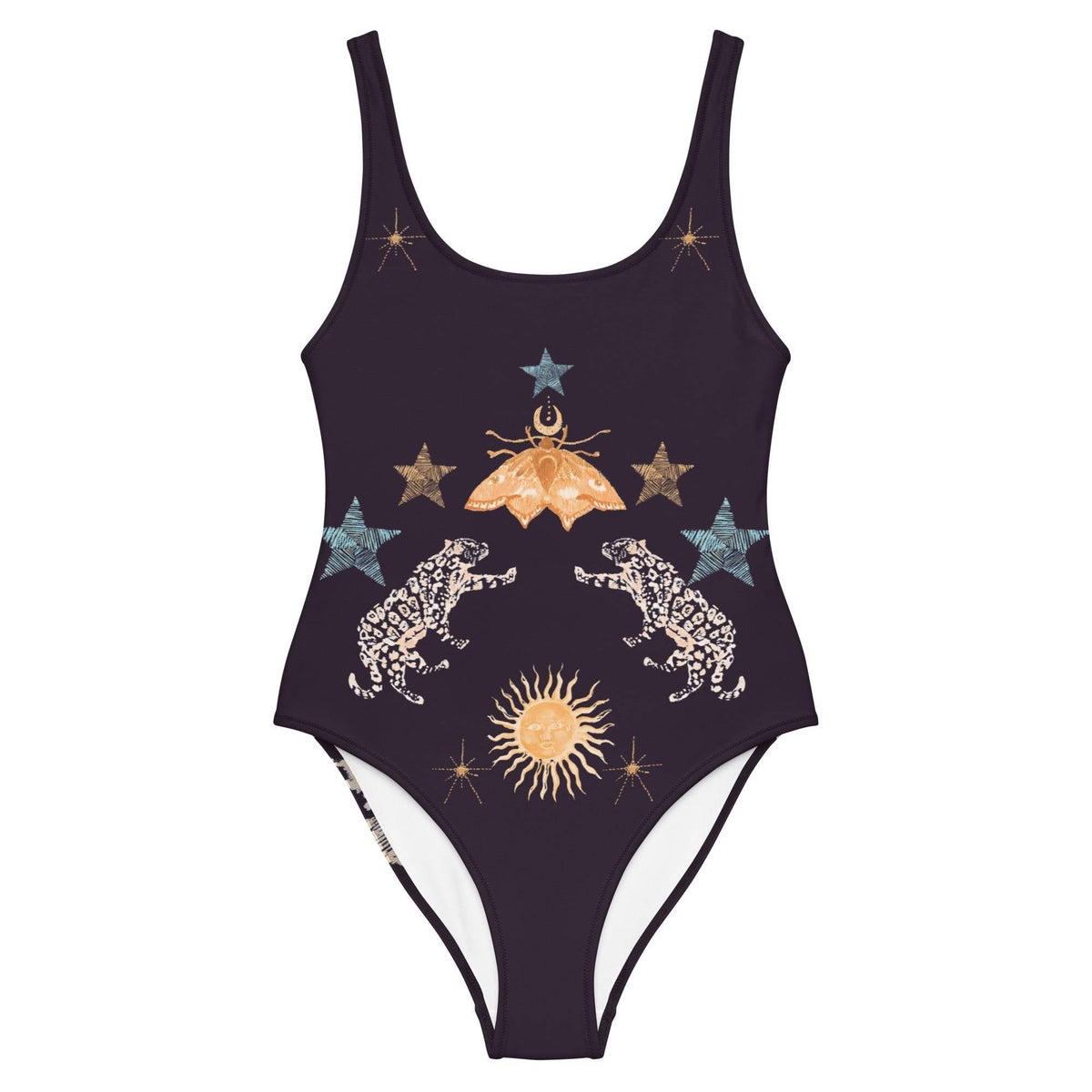 Petra One Piece Swimsuit in Black Jaguar