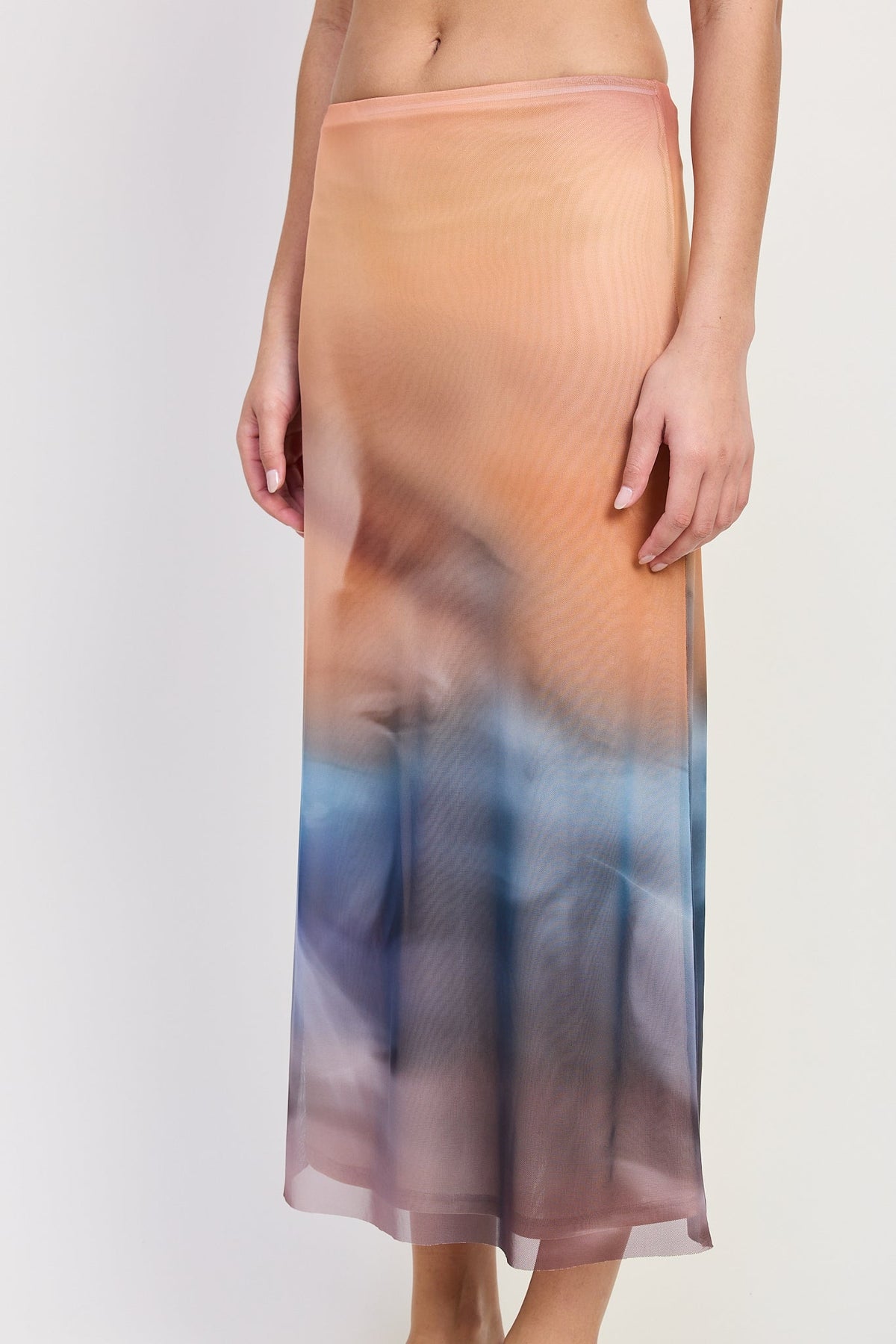 Zoya Midi Ombré Floor length Skirt (top sold separately)