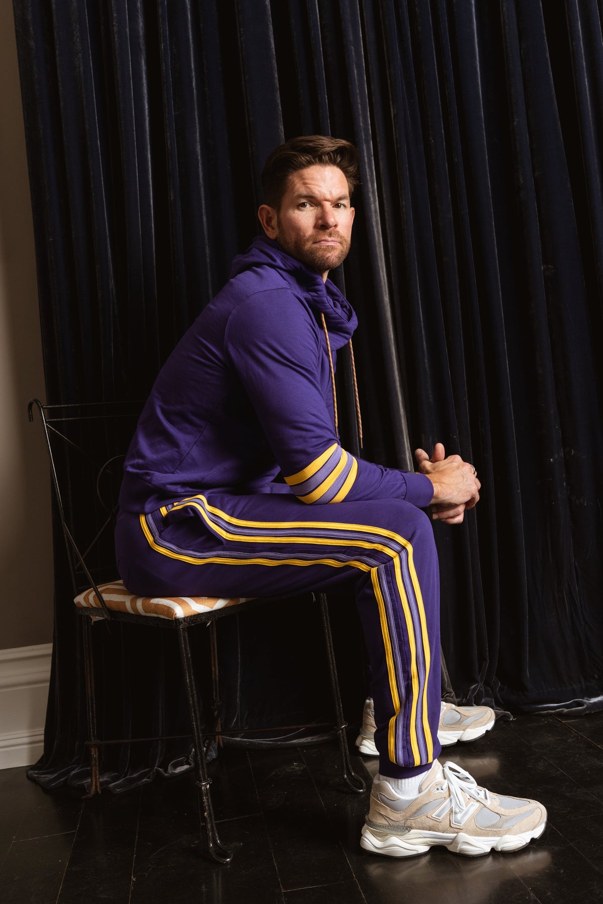 Sher Vintage Side Stripe Joggers