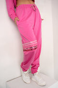 Pitaya Sequin Leg Stripe Joggers