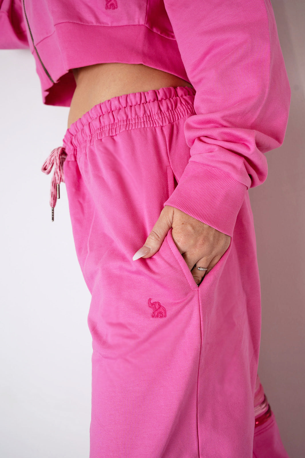 Pitaya Sequin Leg Stripe Joggers