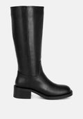 Pinasa Classic Square Toe Calf Boots