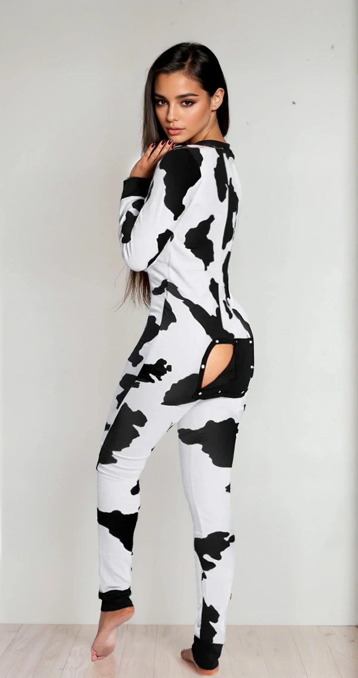 Sexy Open Back Long Johns multiple print styles