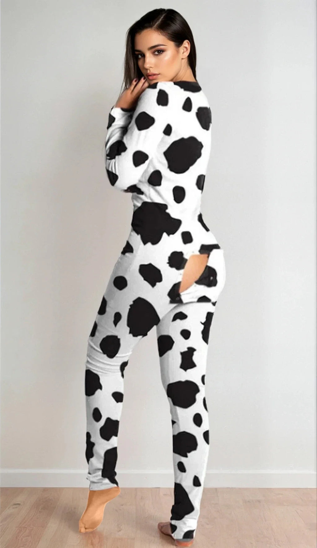 Sexy Open Back Long Johns multiple print styles